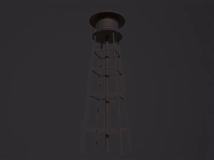 Water Tower 3D Model