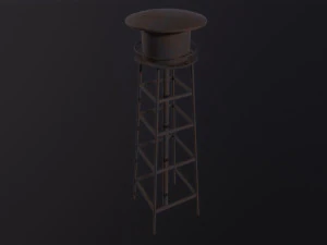 Water Tower 3D Model