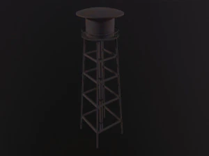 Water Tower 3D Model