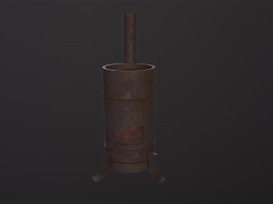 Potbelly Stove 3D Modell