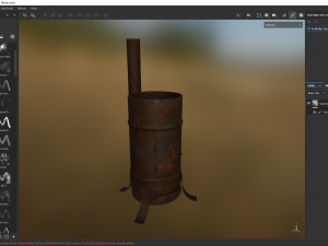 Potbelly Stove 3D Modell