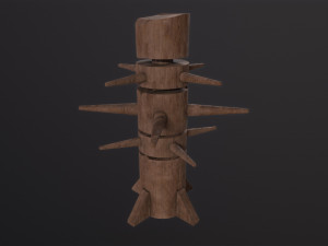 Wooden Dummy 3D Model