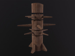 Wooden Dummy 3D 模型