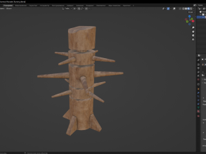 Wooden Dummy 3D 模型