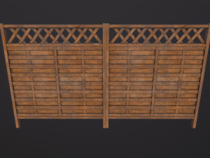 Modular Fence 3D Model