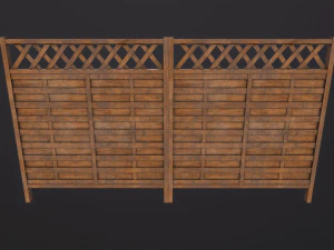 Modular Fence 3D Model