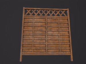 Modular Fence 3D Model