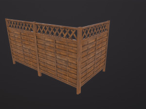 Modular Fence 3D Model