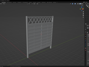 Modular Fence 3D Model