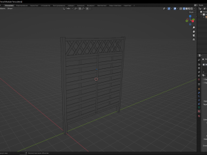 Modular Fence 3D Model