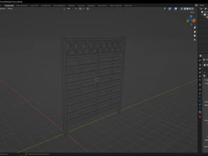 Modular Fence 3D Model