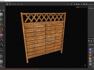 Modular Fence 3D Model