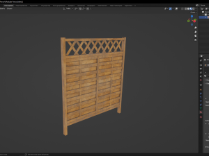 Modular Fence 3D Model