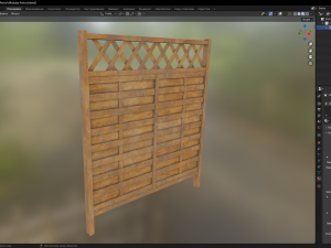 Modular Fence 3D Model