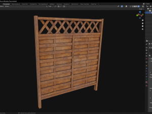 Modular Fence 3D Model