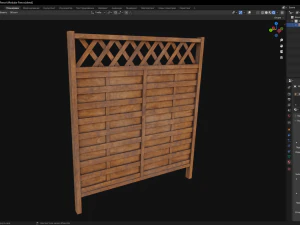 Modular Fence 3D Model