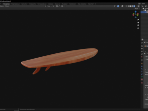Surfboard Model 3D