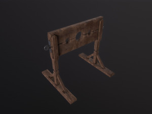 Stocks prison 3D Model