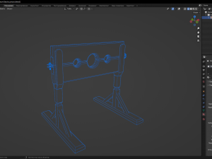 Stocks prison Model 3D