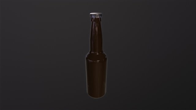 Beer Bottle 3Dモデル .c4d .max .obj .3ds .fbx .stl .blend 