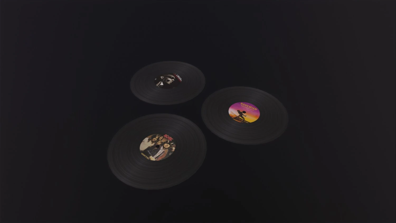 Vinyl Record 3D Model .c4d .max .obj .3ds .fbx .stl .blend 