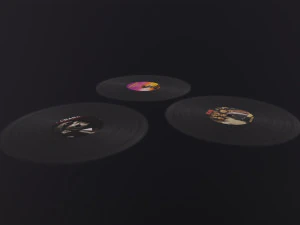 Vinyl Record 3D Model