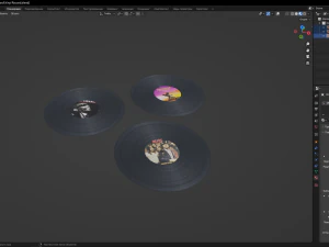 Vinyl Record 3D Model