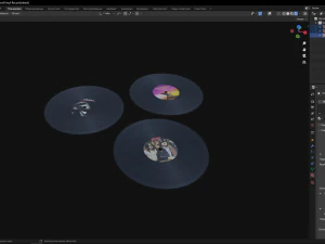Vinyl Record 3D Model