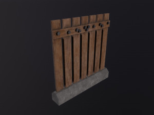 PostApo WallBarrier 3Dモデル