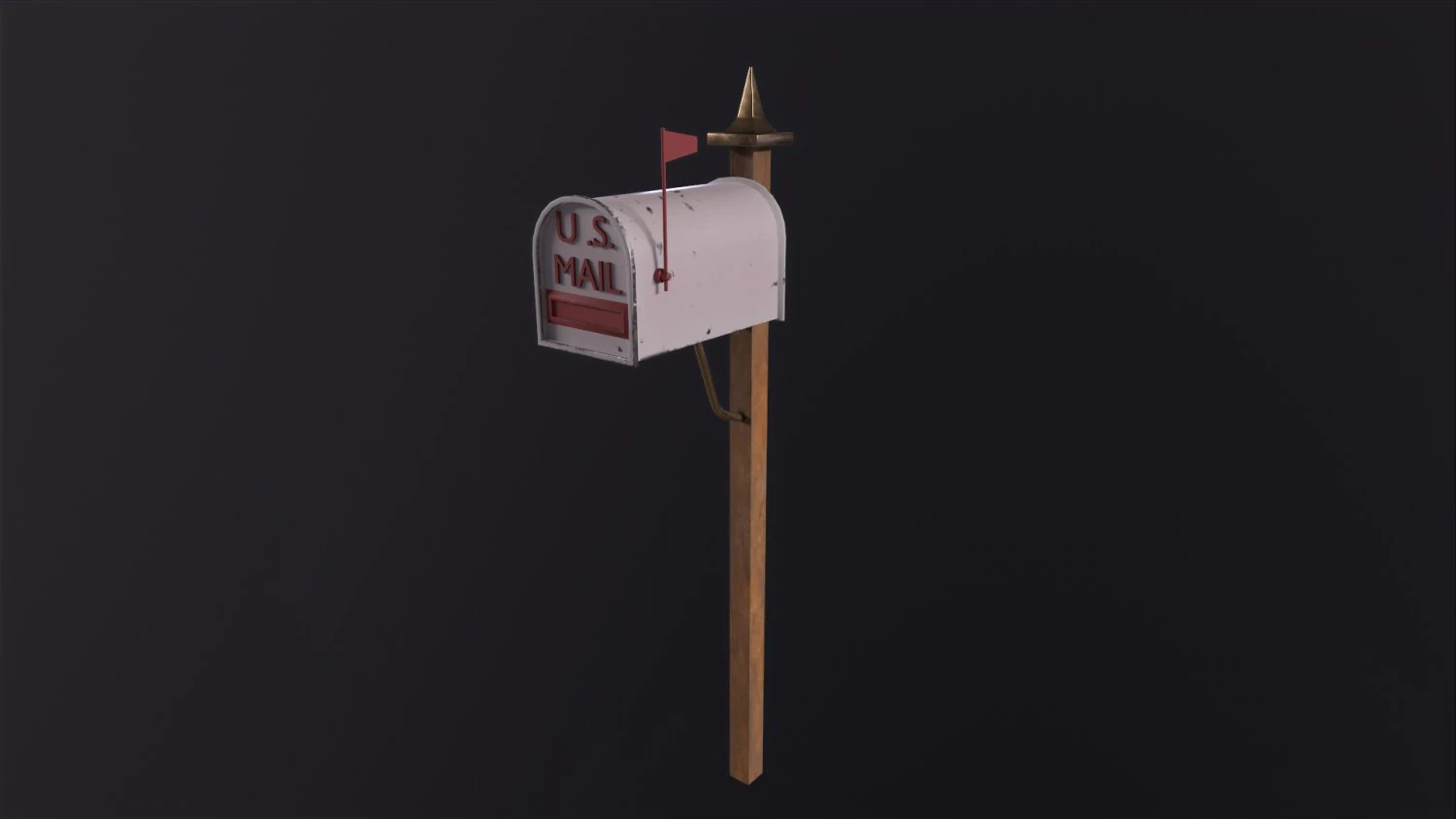 Mailbox 3D Model .c4d .max .obj .3ds .fbx .stl .blend 