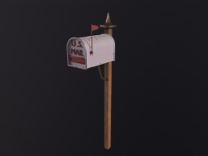 Mailbox 3Dモデル