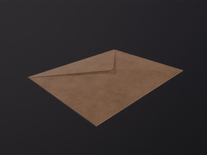 Envelope 3D Model