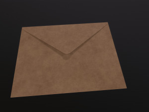 Envelope 3D Model