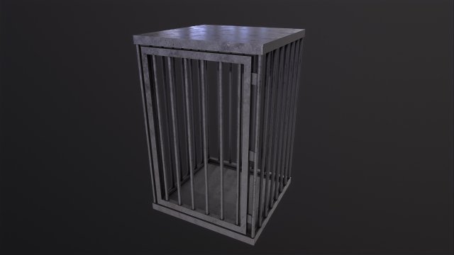 Cage 3D Modell .c4d .max .obj .3ds .fbx .stl .blend 