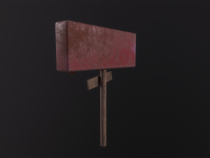 Motelsign Post Apocalypse Modello 3D