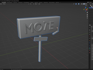 Motelsign Post Apocalypse Modello 3D