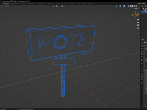 Motelsign Post Apocalypse Modello 3D