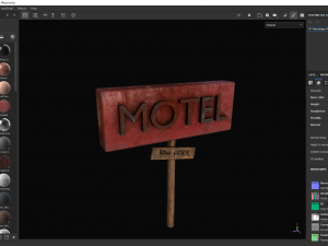 Motelsign Post Apocalypse Modello 3D