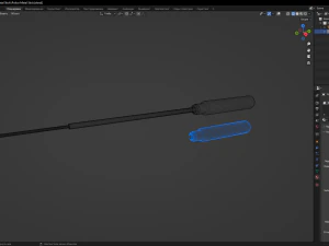 Police Metal Stick 3D Model