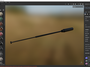 Police Metal Stick Modelo 3D