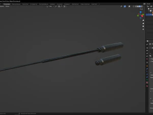 Police Metal Stick 3D Model