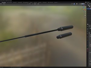 Police Metal Stick Modelo 3D
