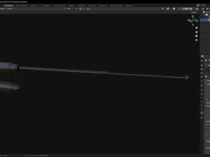 Police Metal Stick 3D Model