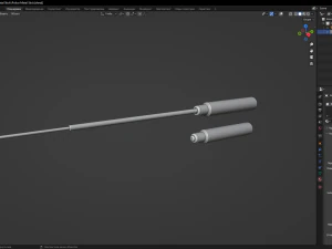 Police Metal Stick 3D Model
