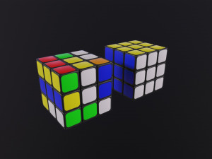 Rubik Cube 3D Model