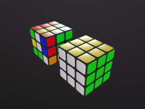 Rubik Cube 3D Model