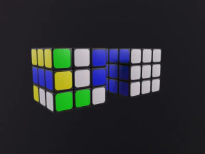 Cubo Rubik Modelo 3D