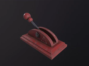 Hendel voor industri&euml;le elektriciteit 3D Model