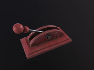 Industrial Electricitys Lever 3D Model