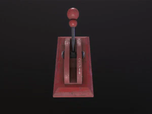 Industrial Electricitys Lever 3D Model